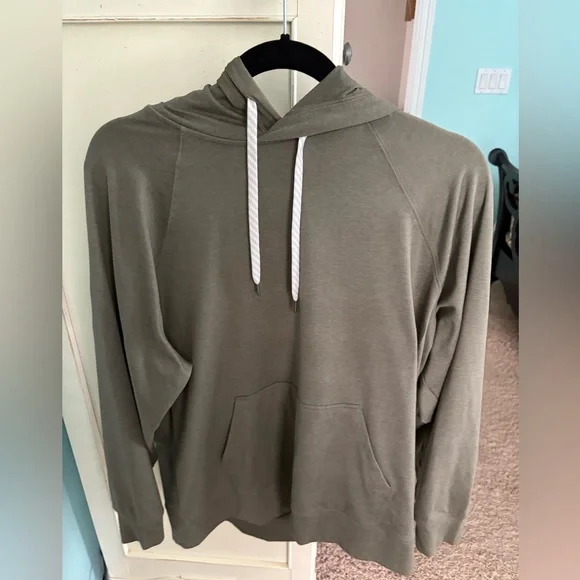 Vuori Olive Green Hoodie - Picture 1 of 4